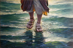 JESUS CAMINA SOBRE EL AGUA