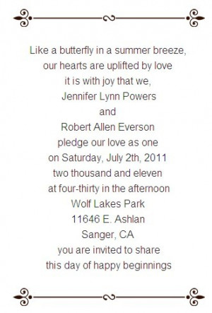 Funny Wedding Invitation Wording For Friends From Bride And Groom #1