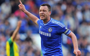 Leading from the front ... again: John Terry has been back to his best ...