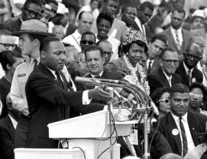 In this Aug. 28, 1963 file photo, the Rev. Dr. Martin Luther King Jr ...