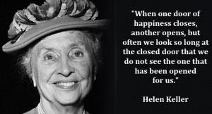 Helen keller happiness quote