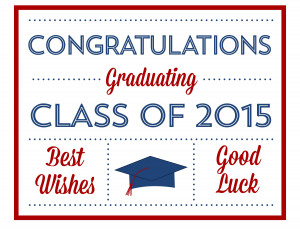 Download the free 2015 graduation printables here!