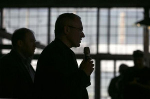Former Russian oil tycoon Mikhail Khodorkovsky speaks during a news ...