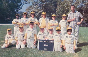 The Bad News Bears team picture, North Valley League, 1976