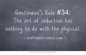 Seduction Quotes Gentleman