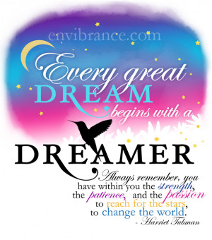 Every great dream begins with a dreamer. Always remember, you have ...