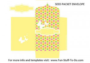 Seed Packet Envelope Yellow