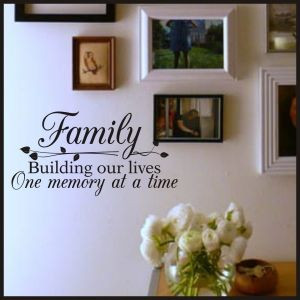 Family Memories Quote | New Designs & Best Sellers Christian Wall ...