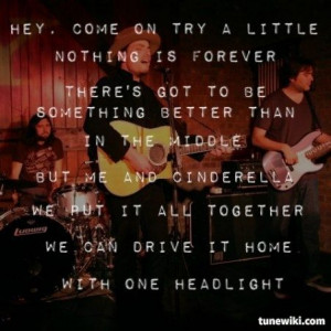 The Wallflowers- One Headlight #TheWallflowers #song #lyrics