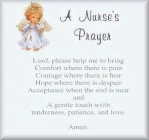 nurse's prayer