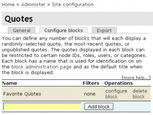 Invalid argument supplied for foreach() ... quotes.module on line 481.