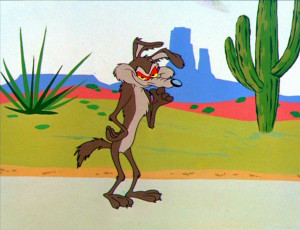 Wile E Coyote evil clever look by Bjnix248