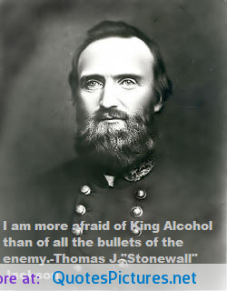 Stonewall Jackson on booze