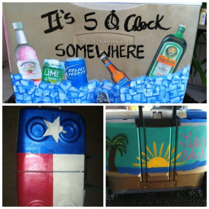 !Painting Coolers Lik, Drinks Coolers, Country Painted Coolers, Quote ...