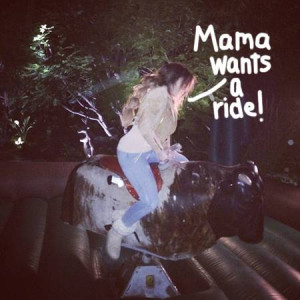 Khloe Kardashian Bounces Up & Down On A Bucking Bull! See The Pic ...