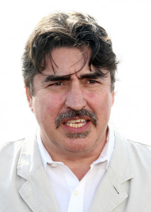 Alfred Molina Actor Alfred Molina poses outside the Heineken tent
