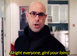 Bloopers ? Stanley Tucci , The Devil Wears Prada