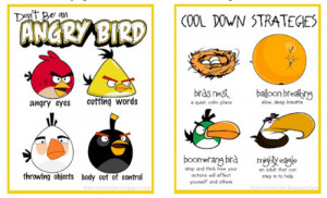 love these Angry bird behavior modification posters!kbkonnected:Don ...
