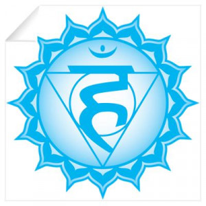 CafePress > Wall Art > Wall Decals > The throat chakra Wall Decal