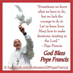 Pope Francis Quote God...