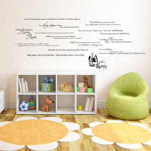 Chronicles of Narnia Quote Collection wall-decals