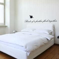 Birds of a Feather - Quote Vinyl Wall Decal $34.64