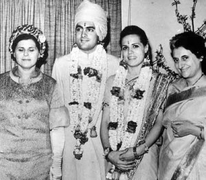 young indira gandhi wedding remembering rajiv gandhi