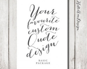 Custom quote print - Love quote print, printable love quote, wall ...