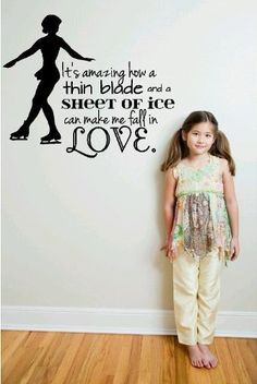 ... love ice skating quote sign wall sticker ice skating quotes skate quot