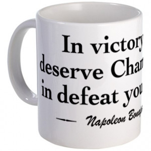 Champagne Gifts > Champagne Mugs > Napoleon Wine Quote Mug