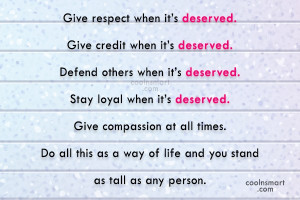 Respect Quotes and Sayings - Page 3