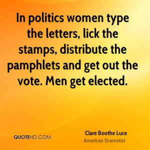 Clare Boothe Luce Women Quotes