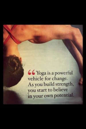 Reach out for your potential...be Yoga