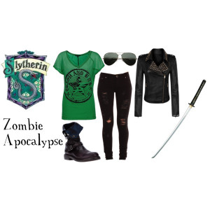 Slytherin Outfit Zombie Apocalypse picture