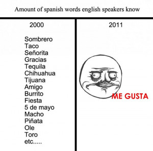 Funny photos funny Me Gusta spanish words