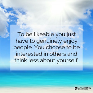 The Secret to Being a Likeable Person