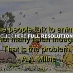 ... , brainy aa milne, quotes, sayings, people, talk, animals, wise quote