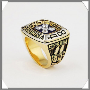 Miami Dolphins FOSTER 1984 AFC America FootBall Championship Ring
