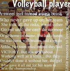 volleyball player more team quotes volleyball volleyball girls quotes ...