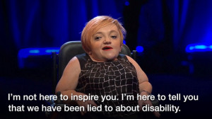 Comedian and journalist Stella Young is tired of people telling her ...
