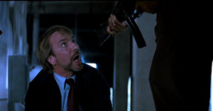 Hans Gruber : This time John Wayne does not walk off into the sunset ...