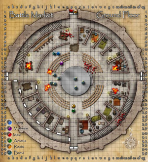 Legacy of Fire Battle Market map