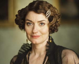 Anna Chancellor as Lady Anstruther in Downton Abbey series 5 premiere