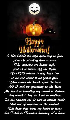 halloween poems | Would love to hear your spooky stories or Halloween ...