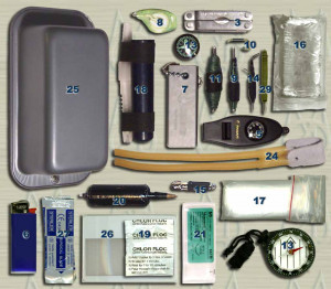 he items pictured are referenced by number and explained below.