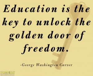 GEORGE WASHINGTON Education Quote