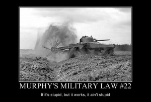 Murphy's Military Law #22 Military humor