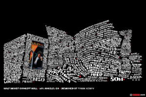 disney concert hall 36 x24 $ 75 00 poster with architectural quotes ...