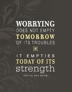 have always loved this one! Positive outlooks - Worrying does not ...