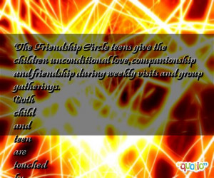 The Friendship Circle teens give the children